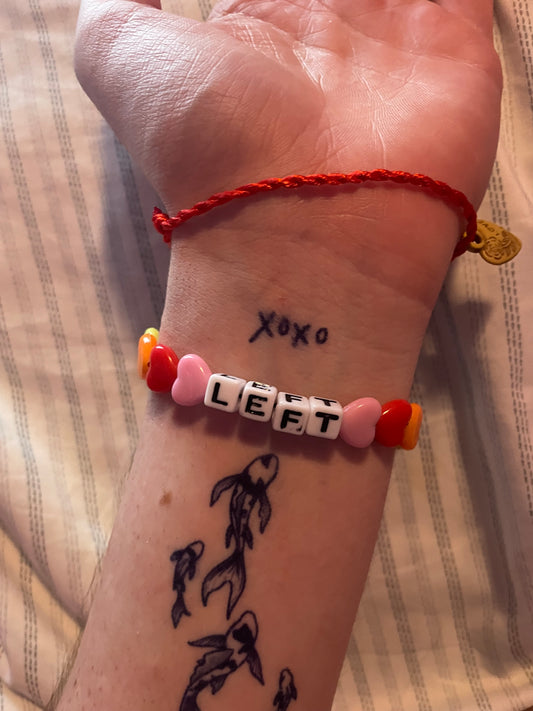 “Left Pride” Kandi Bracelet