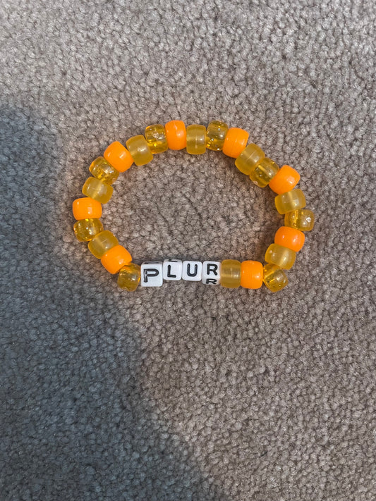 “PLUR” Kandi Bracelet