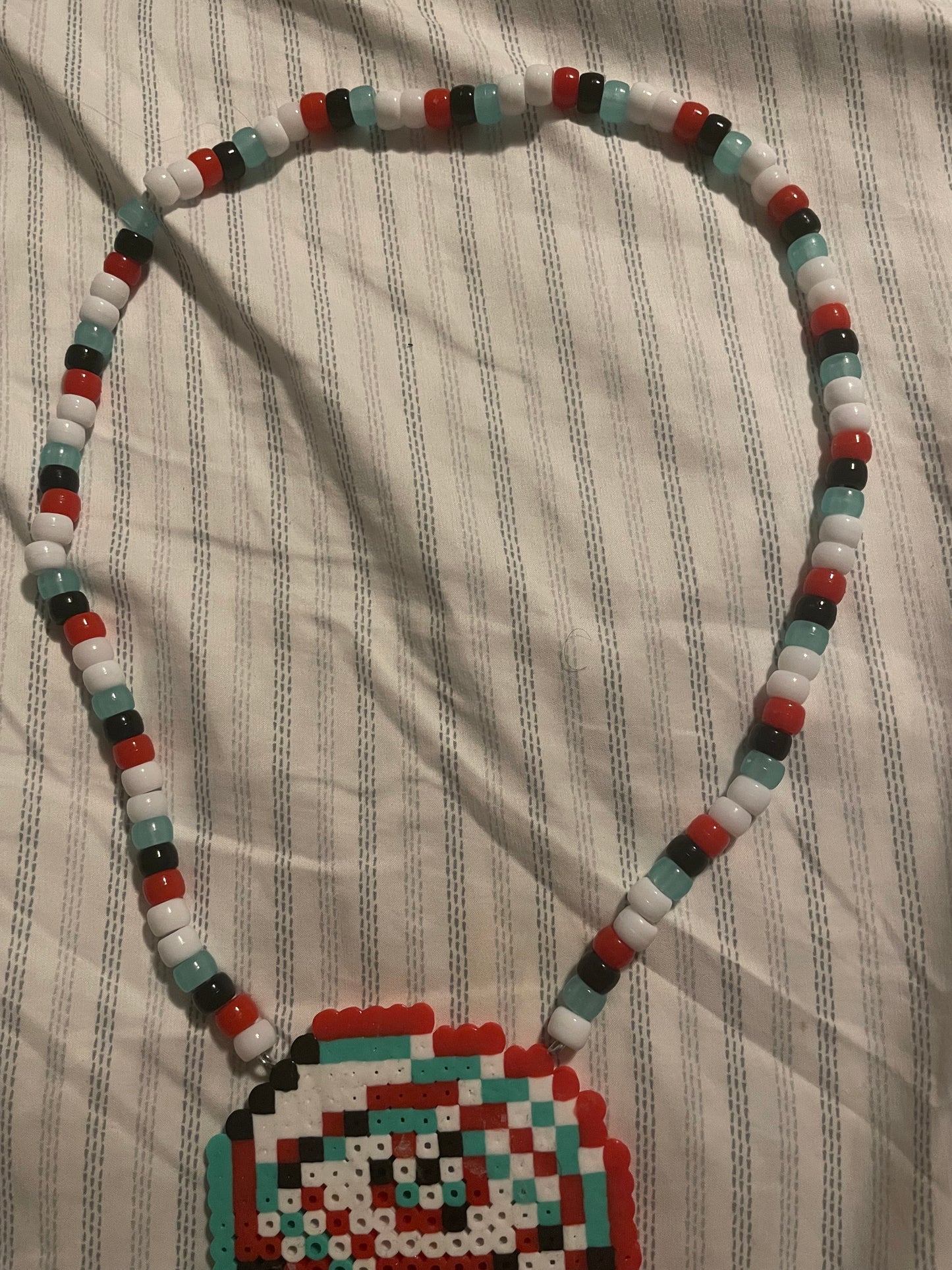 ! “Glitchtronics” Kandi Necklace