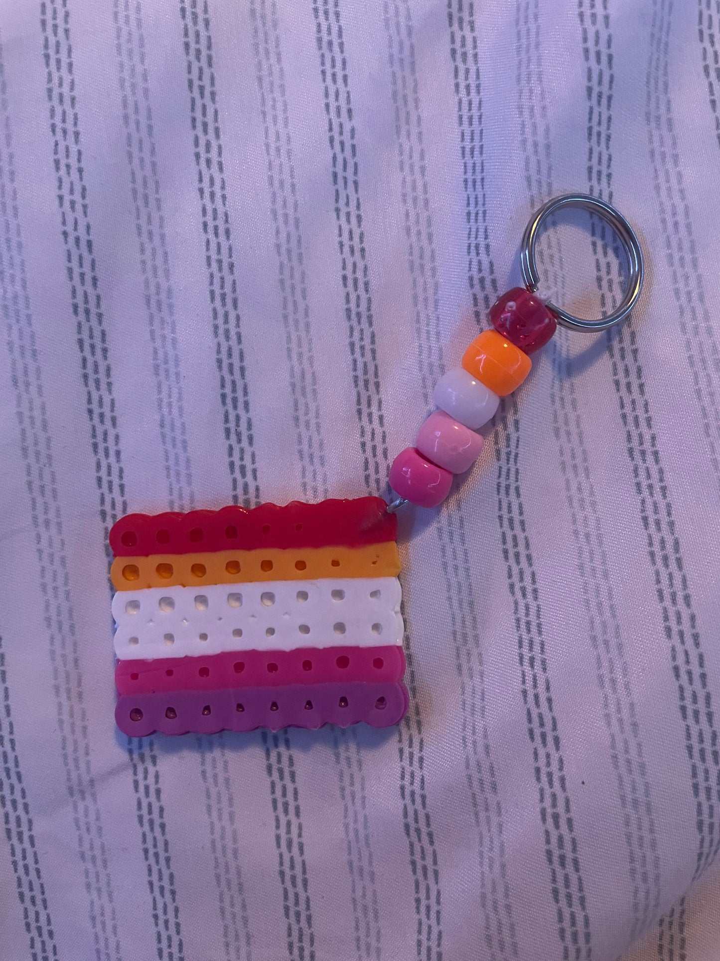 “Lesbian” Kandi Keychain