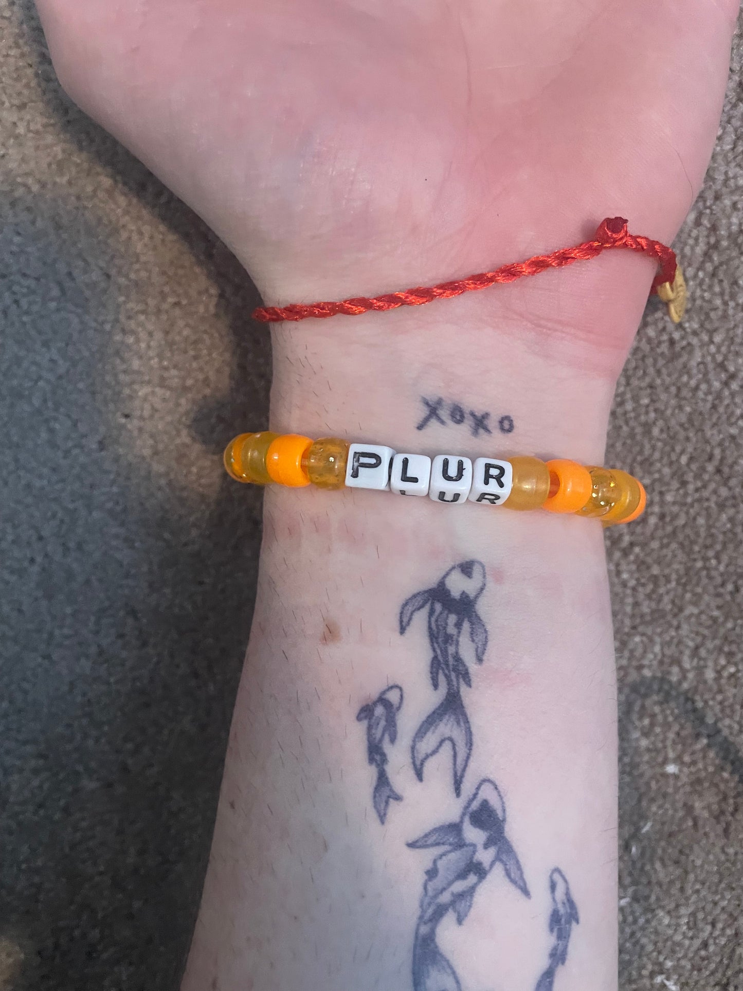 “PLUR” Kandi Bracelet