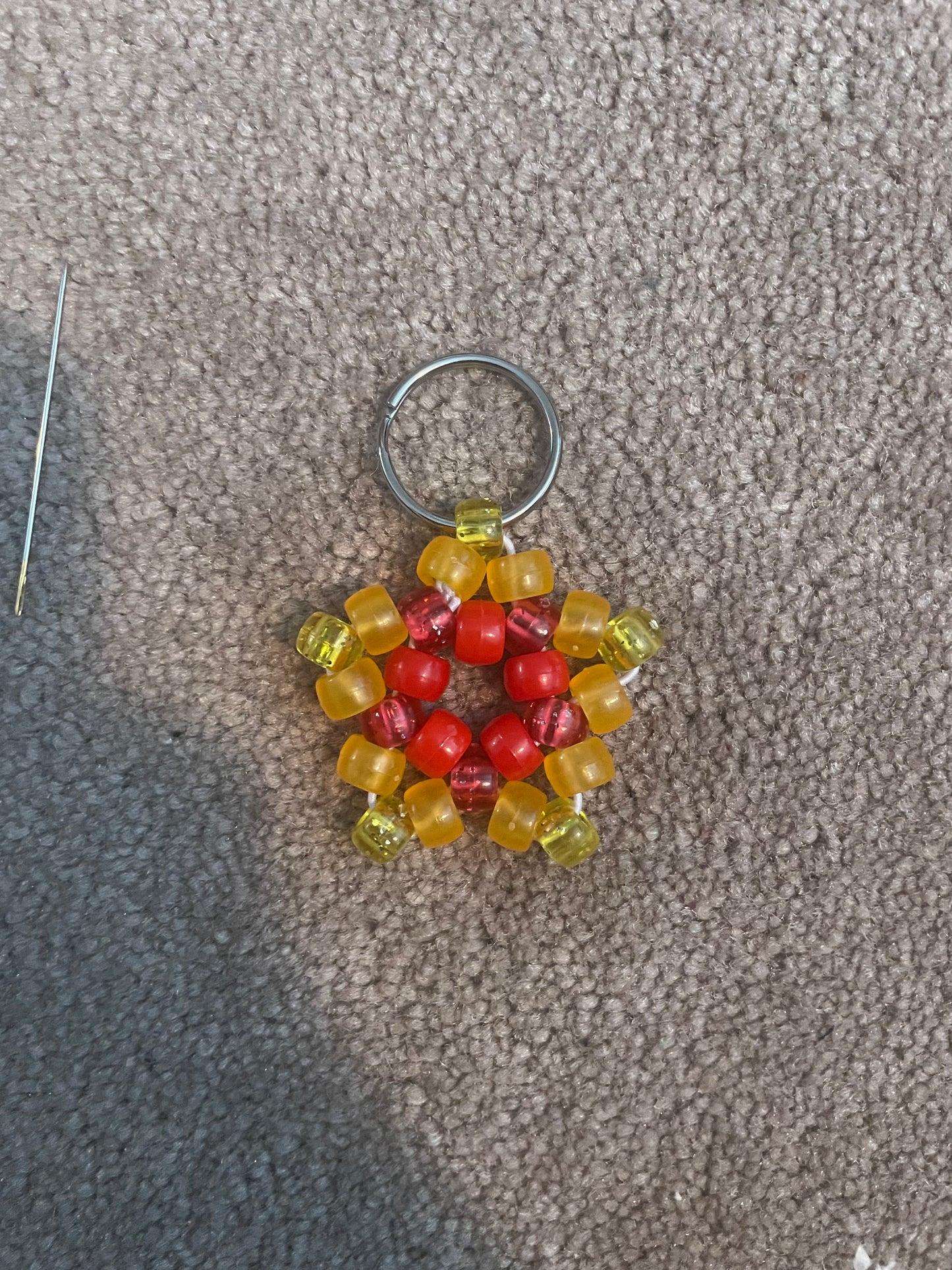 “Phoenix Star” Kandi Keychain