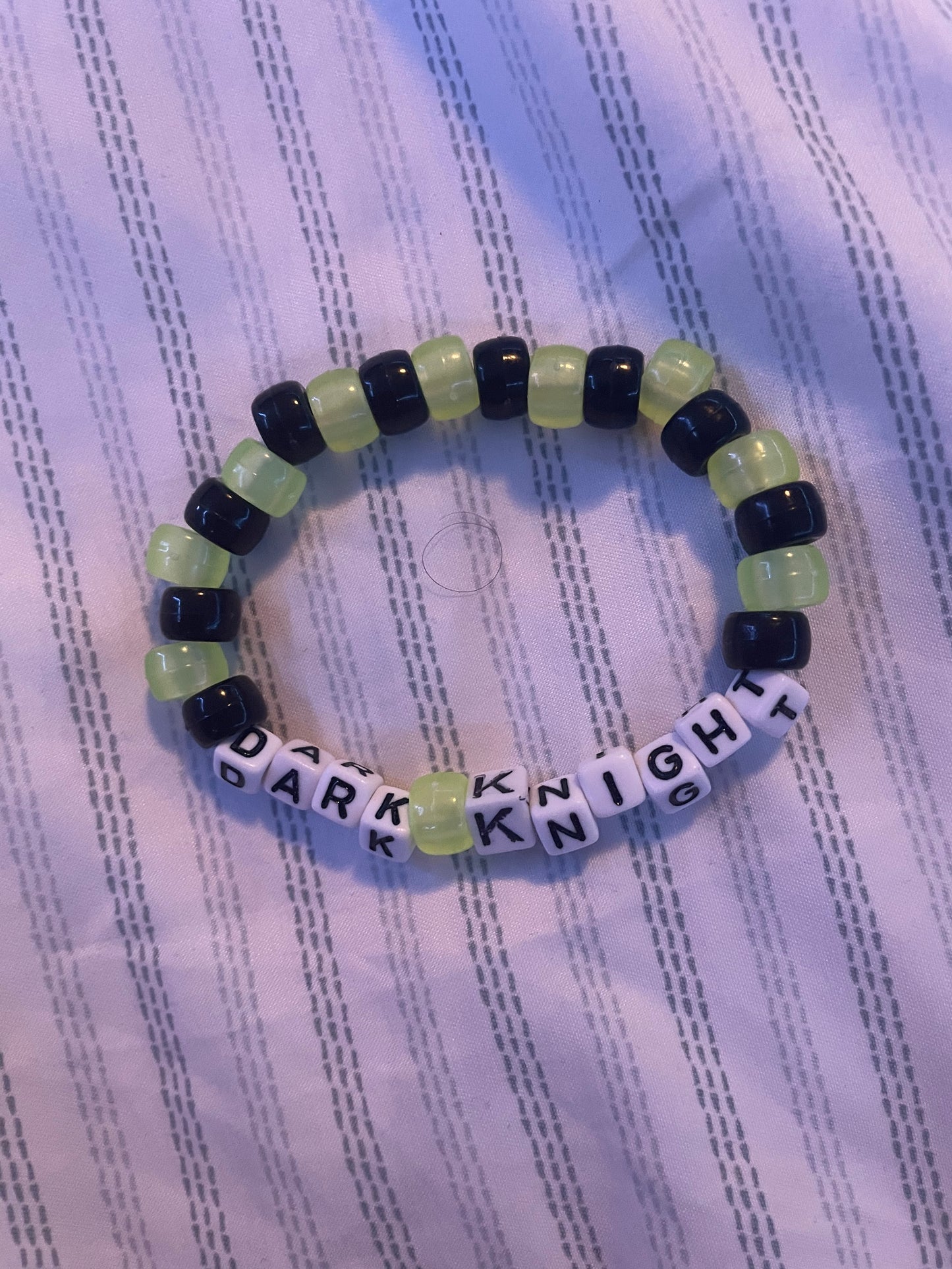 “Dark Knight” Kandi Bracelet