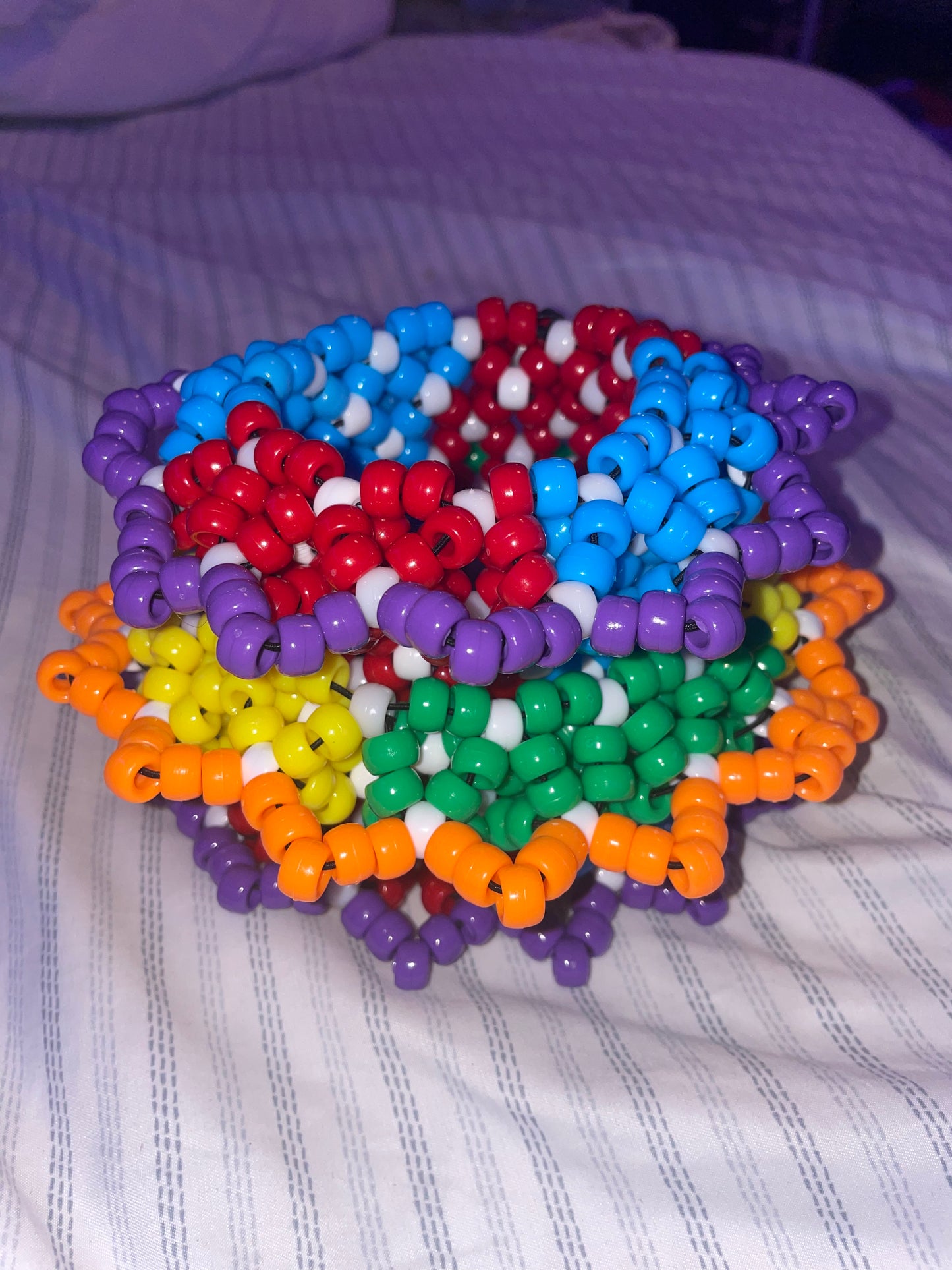 ! “Jester” Kandi Triple Mandala Rotator Cuff