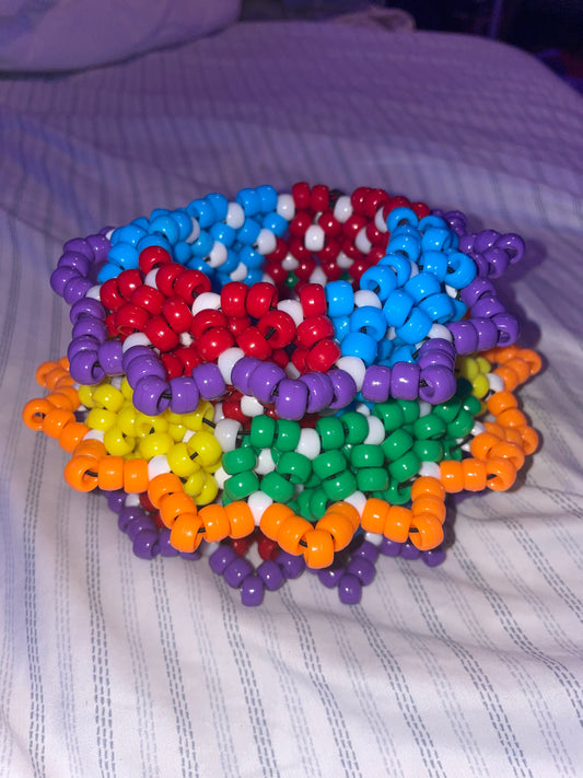 ! “Jester” Kandi Triple Mandala Rotator Cuff