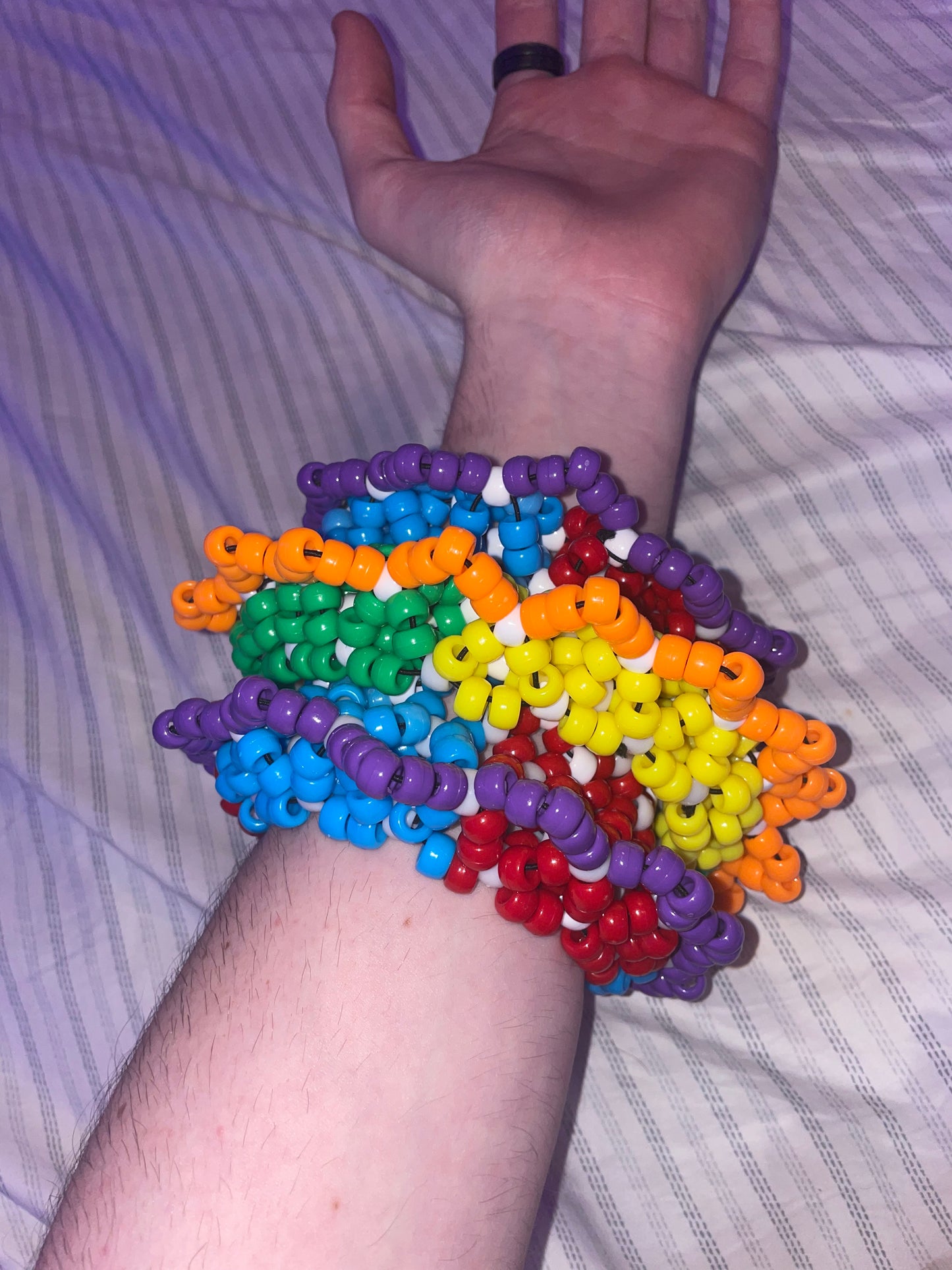 ! “Jester” Kandi Triple Mandala Rotator Cuff