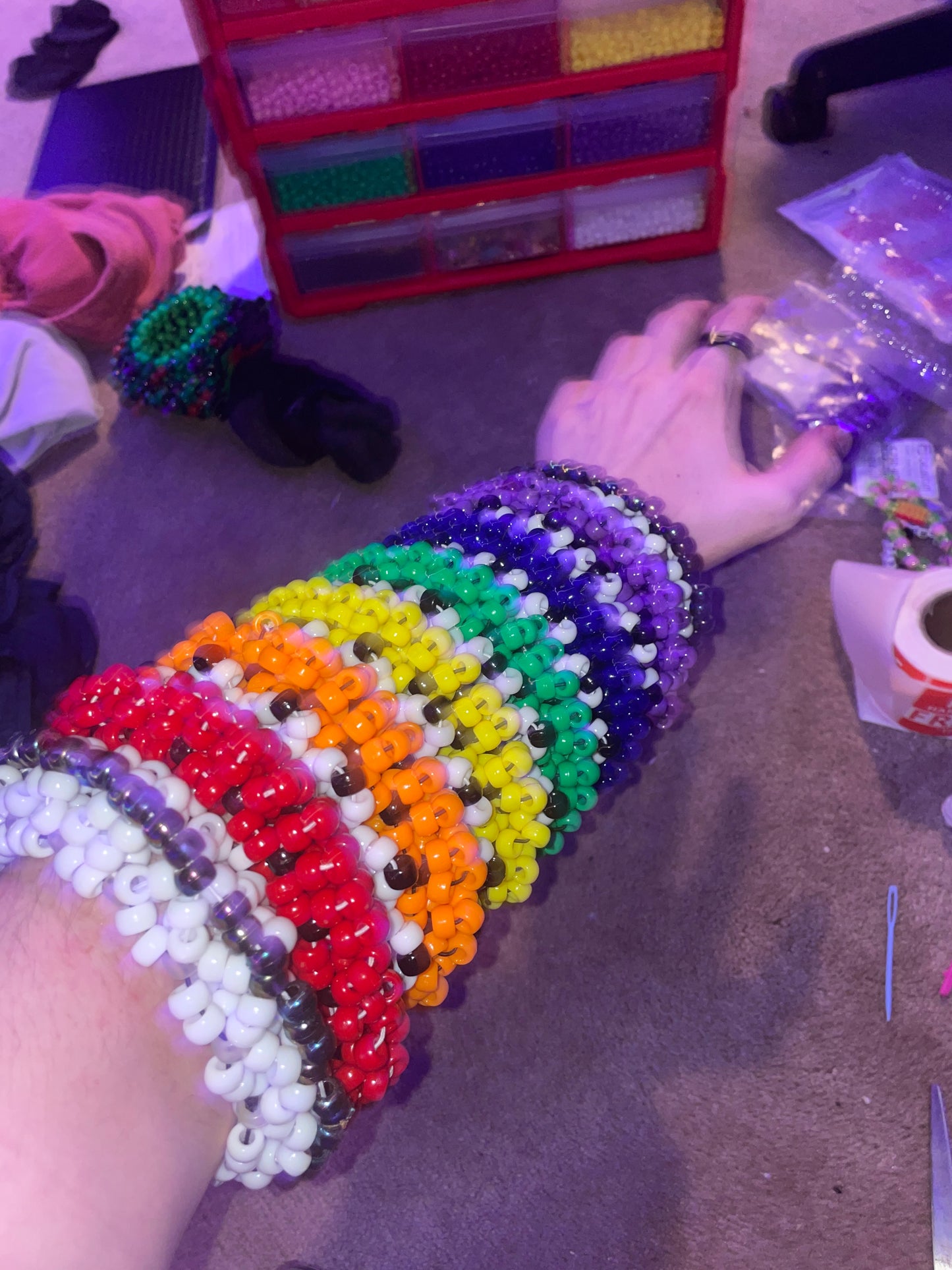 “RGB Rotator” EPIC Kandi Cuff