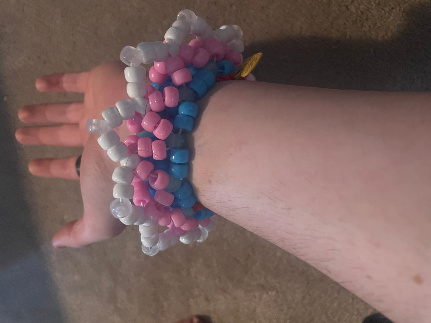 ! “Transgender” Kandi Mandala Cuff