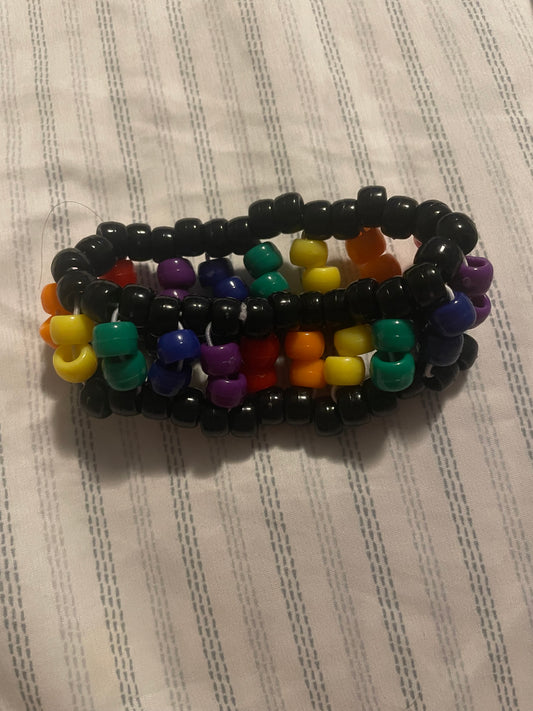 “Rainbow Road” Kandi Bar Cuff