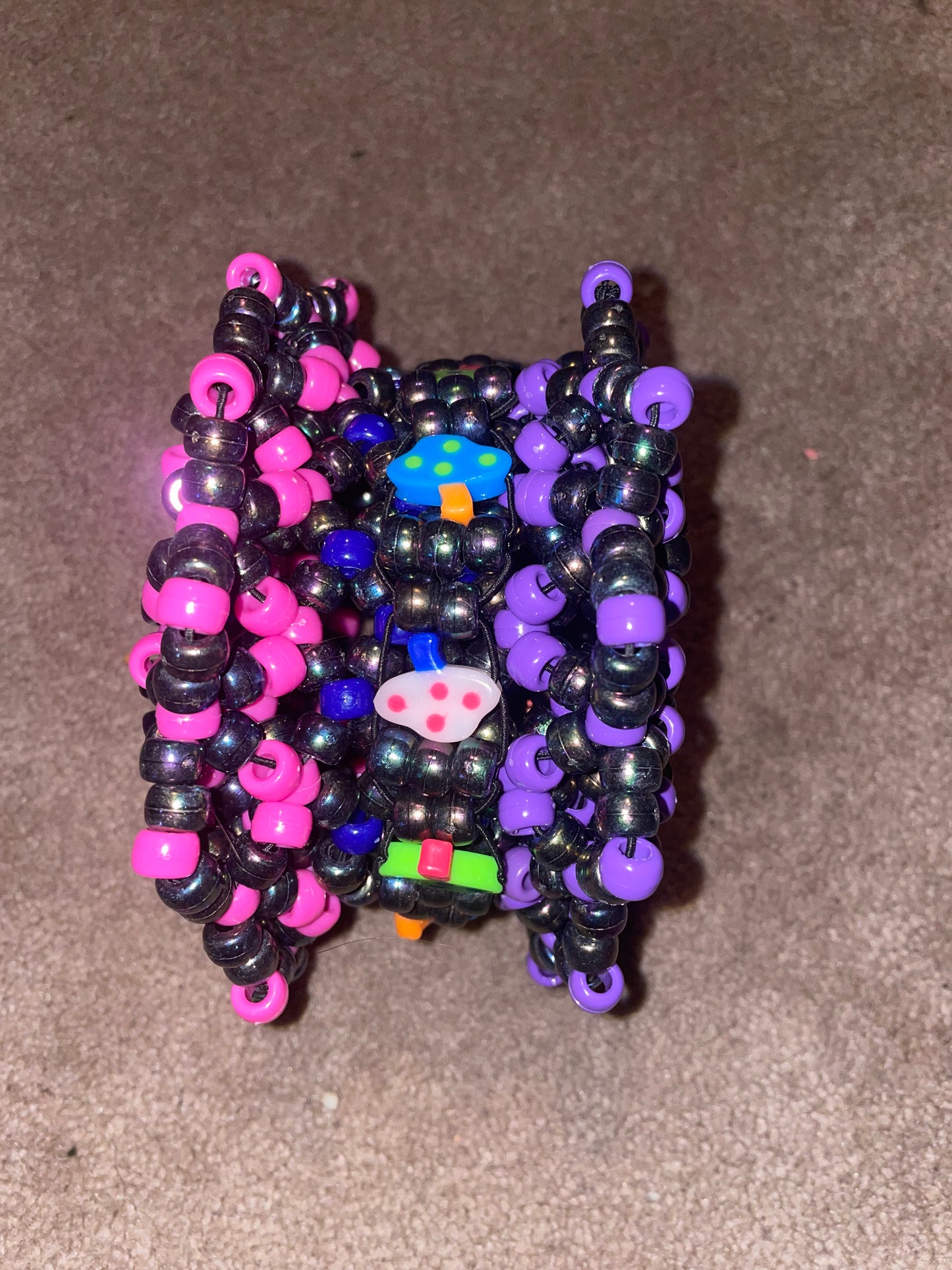 “Mushie” CUSTOM Kandi Cuff