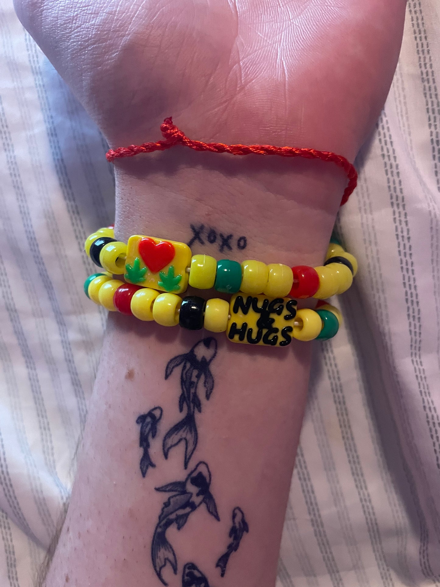 “Nugs & Hugs” Kandi Bracelet