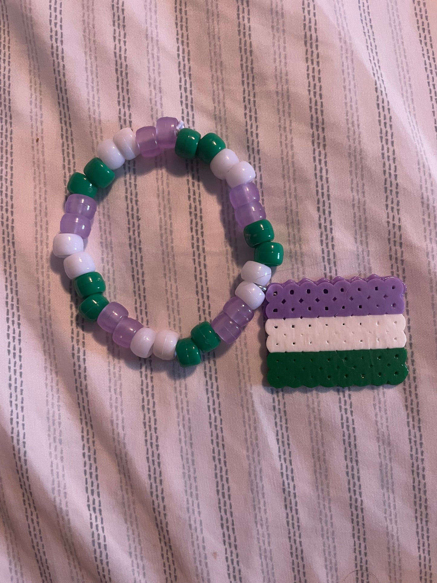 “Genderqueer” Kandi Bracelet