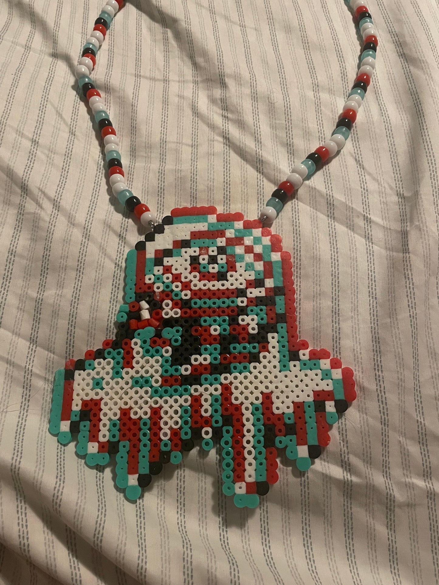 ! “Glitchtronics” Kandi Necklace